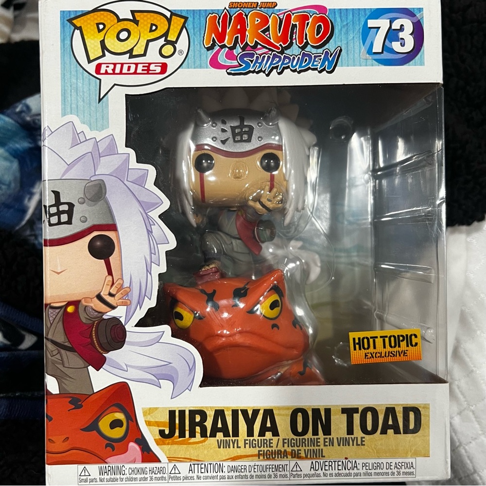 Jiraiya On Toad Funko Pop Exclusive, New